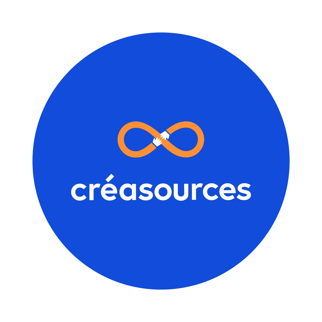 CREASOURCES Logo Pastille Bleue FR