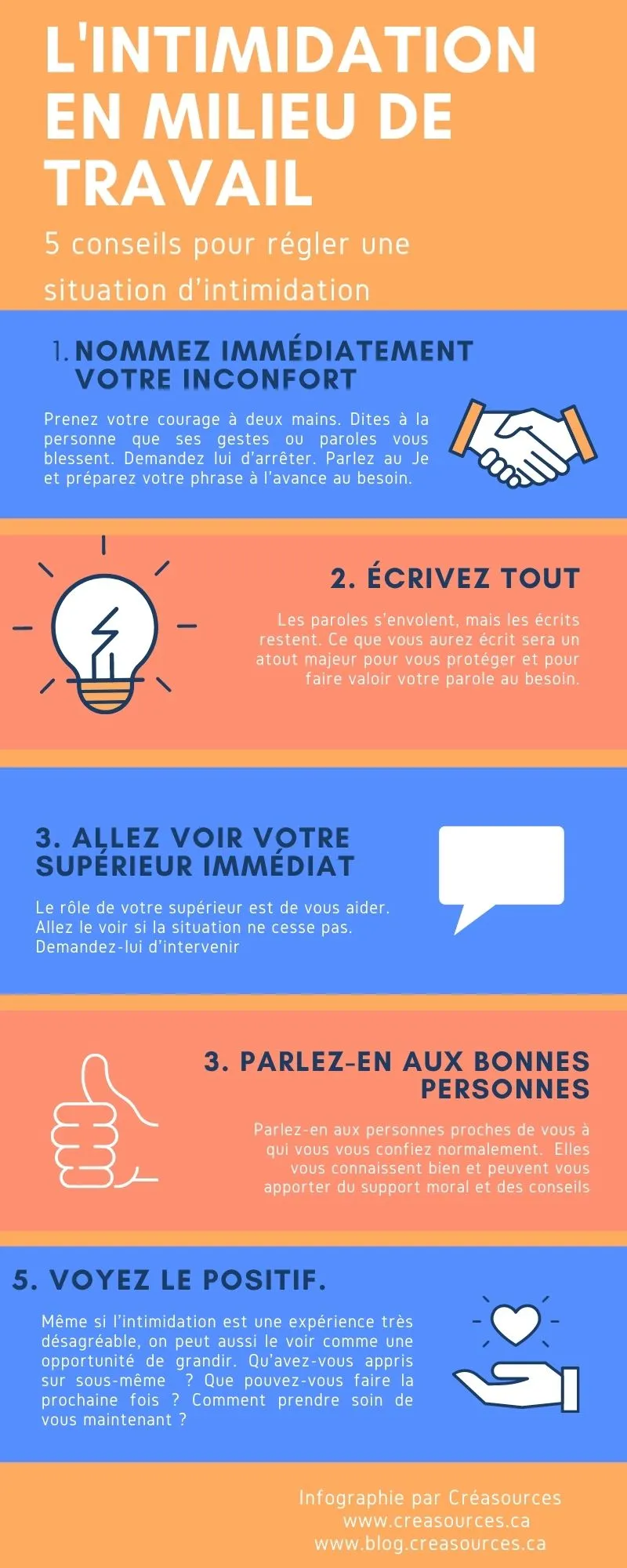 intimidation au travail