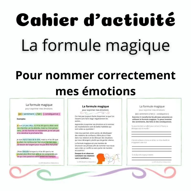 parler au je pour exprimer mes émotions