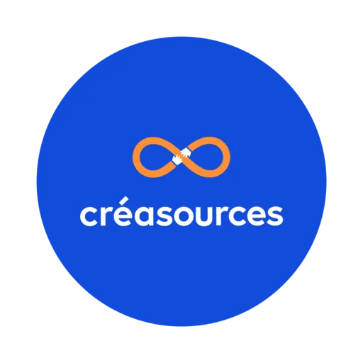 cropped CREASOURCES Logo Pastille Bleue FR