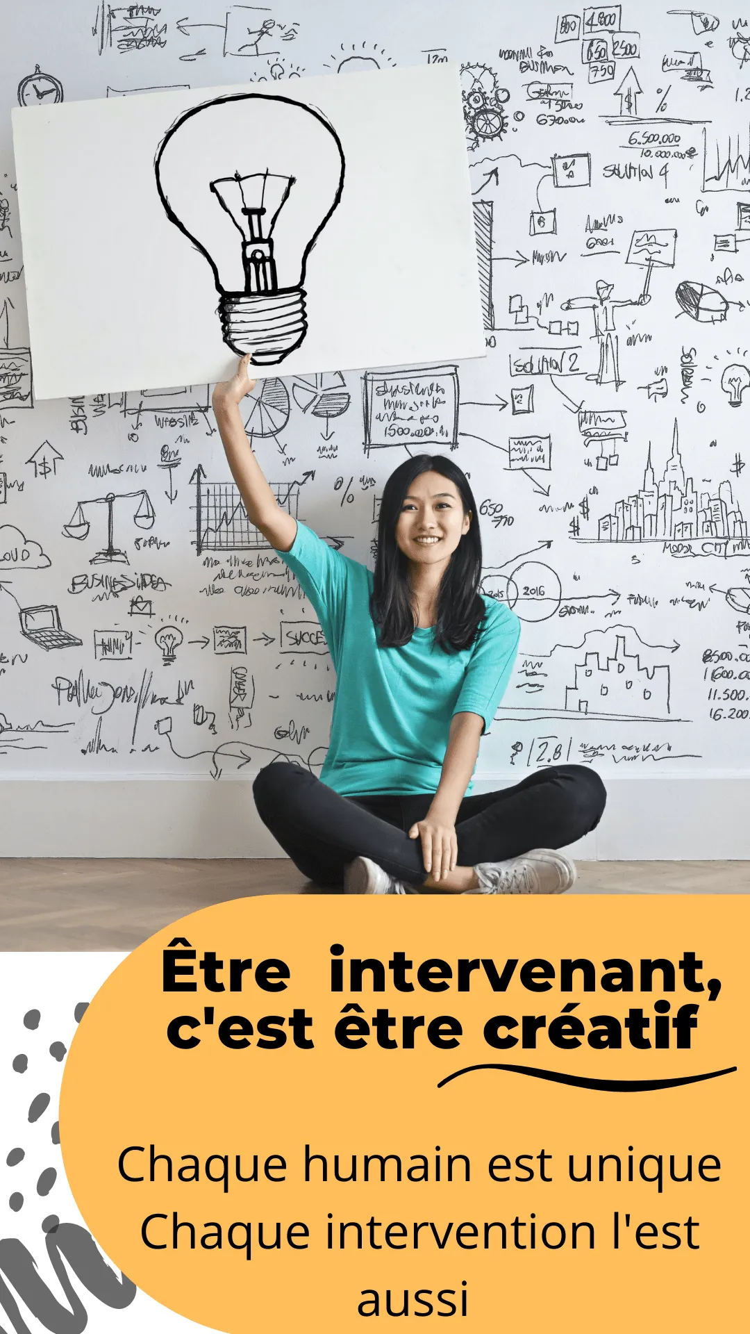 être intervenant c'est être créatif pour développer des outils d'intervention