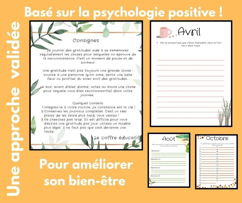 gratitude basé sur la psychologie positive