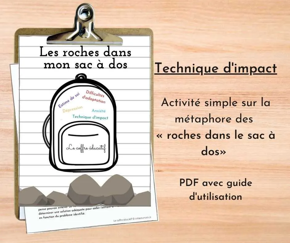 les roches dans le sac a dos techniques dimpact
