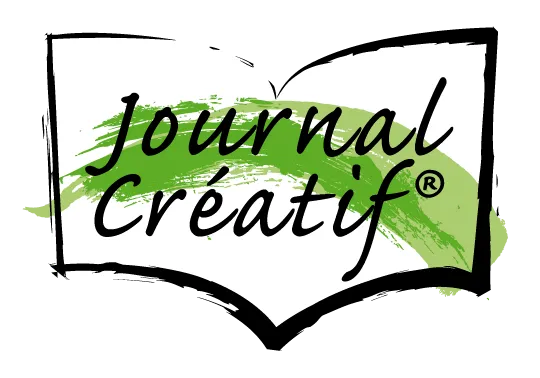 logo du journal créatif montrant un livre ouvert
