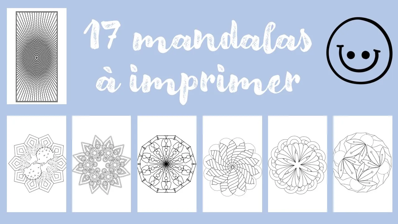 17 mandalas à imprimer gratuitement